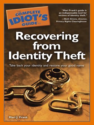 cover image of The Complete Idiot's Guide to Recovering from Identity Theft